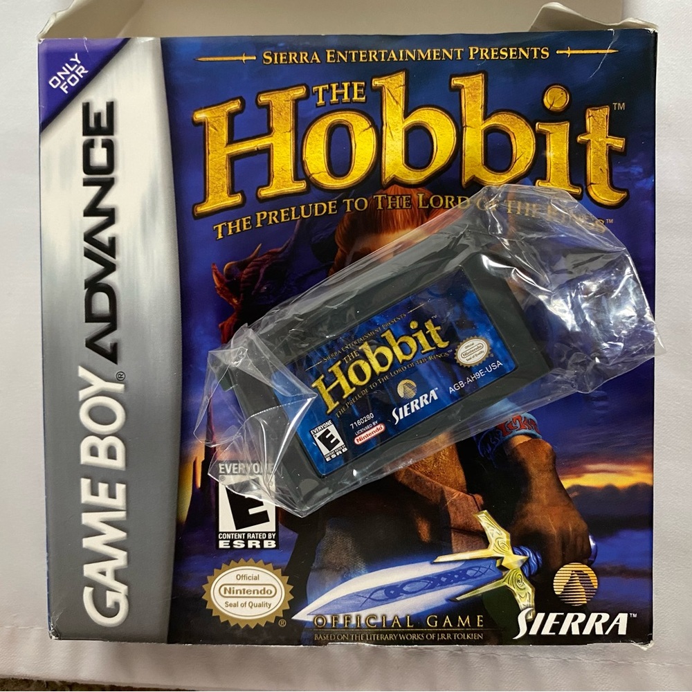 The Hobbit NEW UNOPENED Game for Nintendo Gameboy Advance GBA